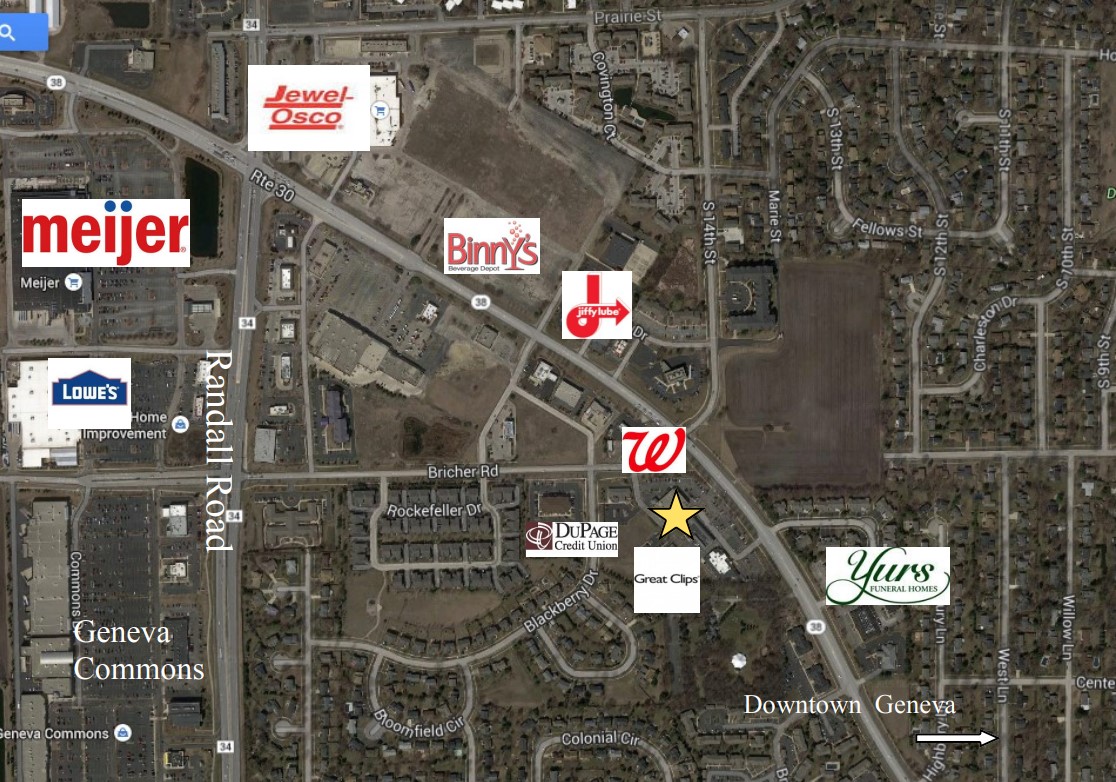 2000 W State St., Geneva, IL – 1,231 sqft Available/Divisible